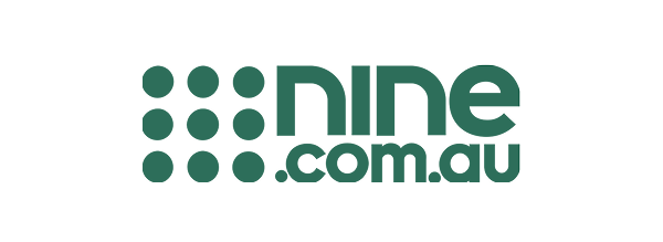 Nine.com.au logo in green