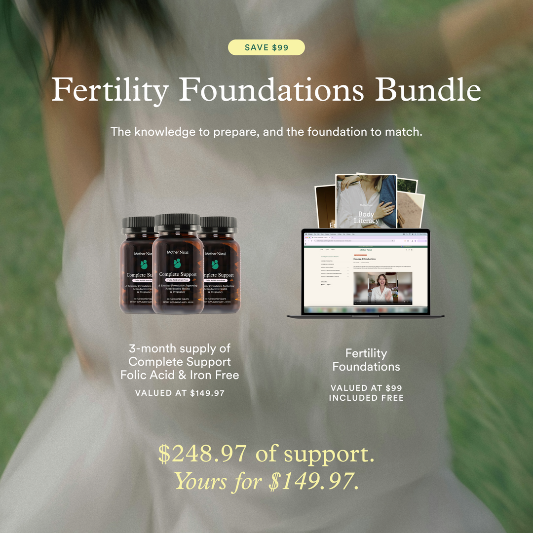 Fertility Foundations Bundle | Folic Acid & Iron Free