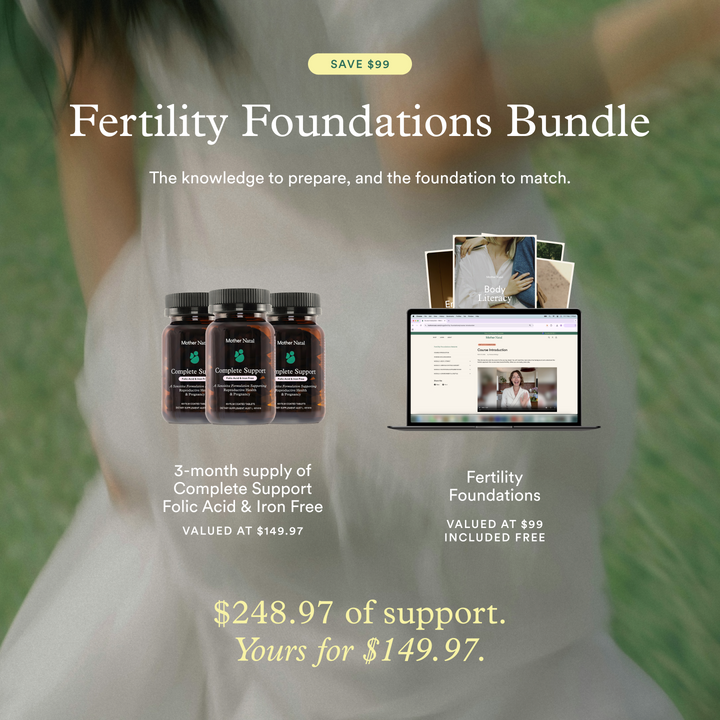 Fertility Foundations Bundle | Folic Acid & Iron Free