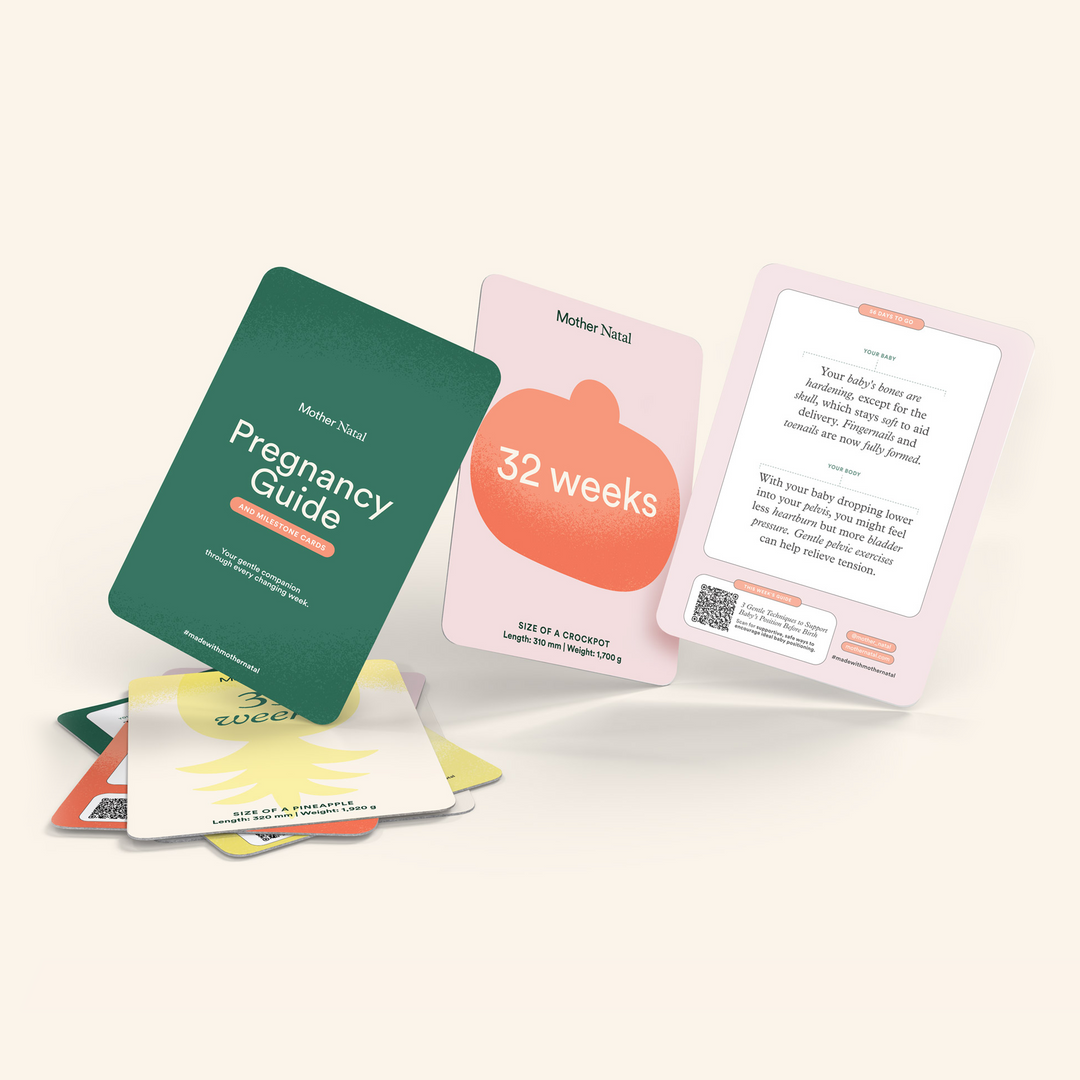 Pregnancy Guide & Milestone Card Set