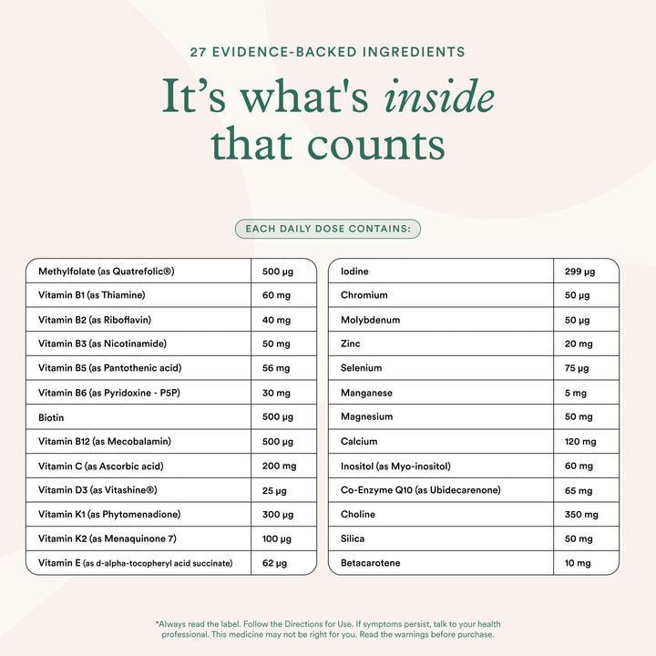 Complete Support Folic Acid & Iron Free