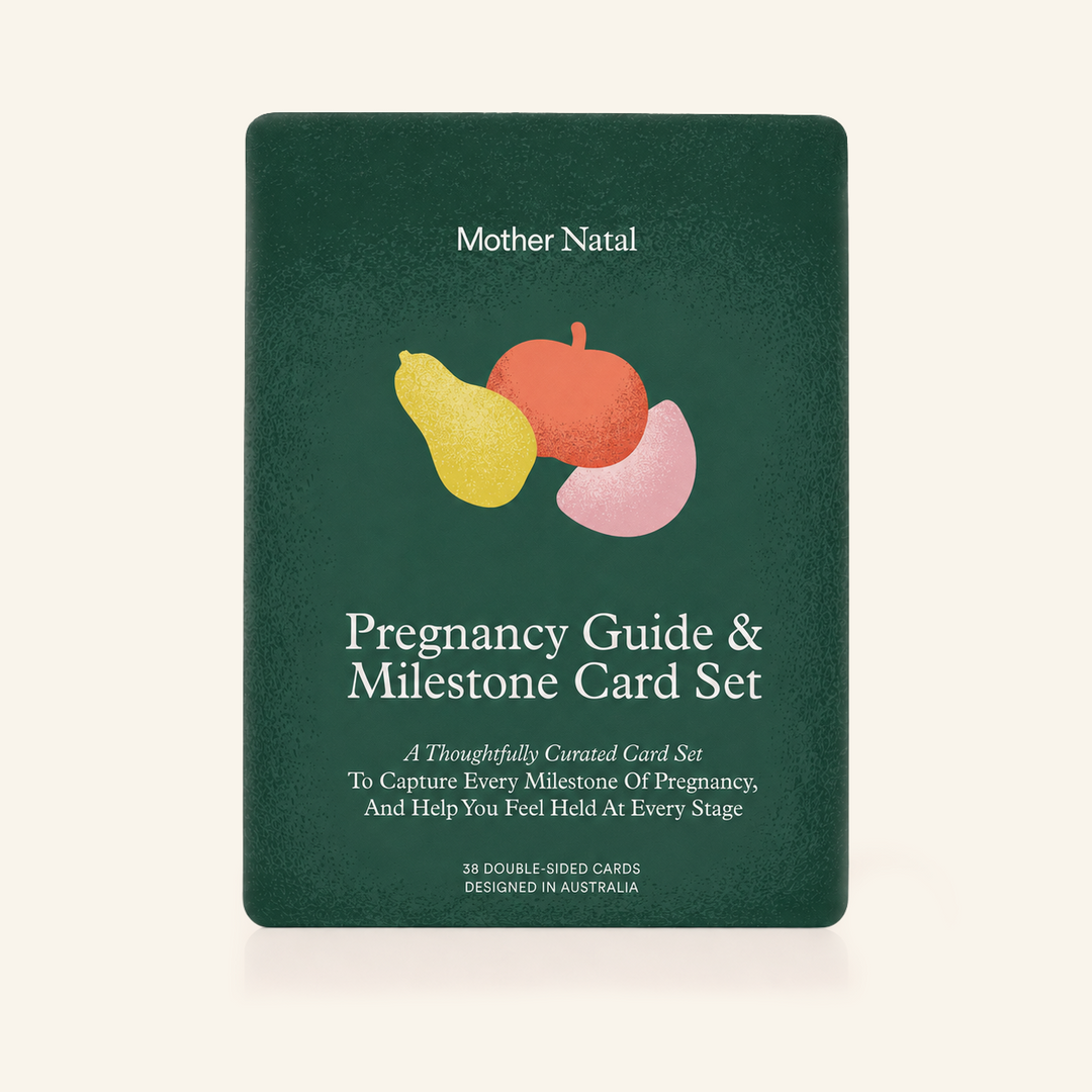 Weekly Pregnancy Guide & Milestone Card Set