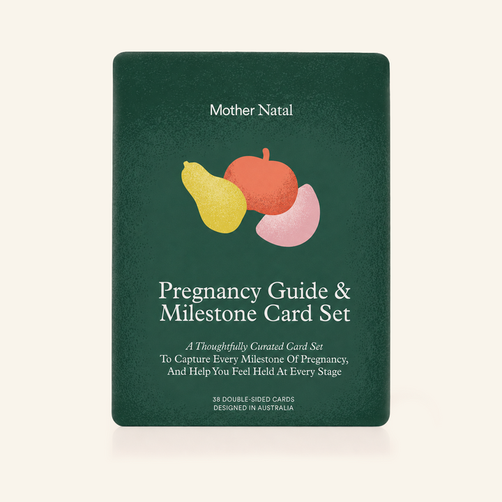 Weekly Pregnancy Guide & Milestone Card Set