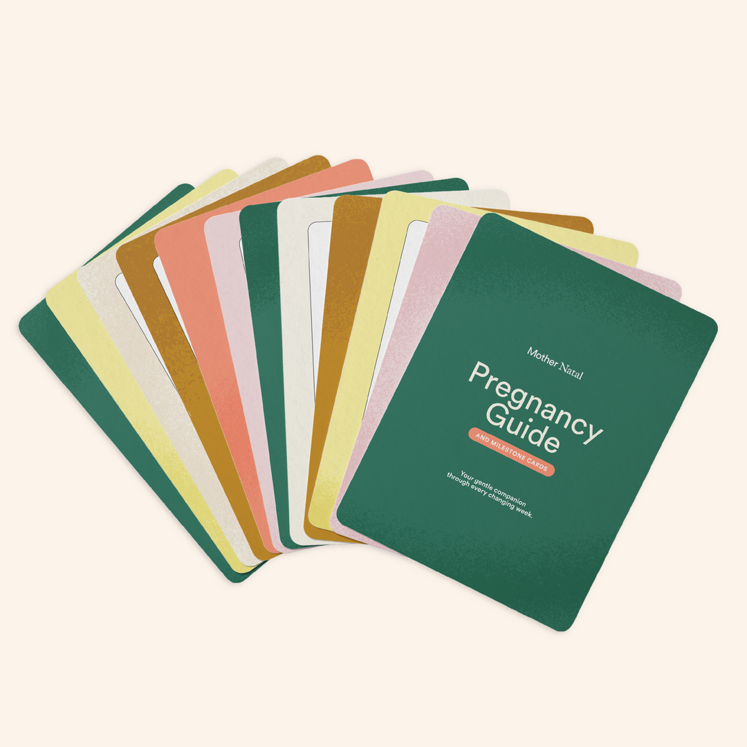 Pregnancy Guide & Milestone Card Set