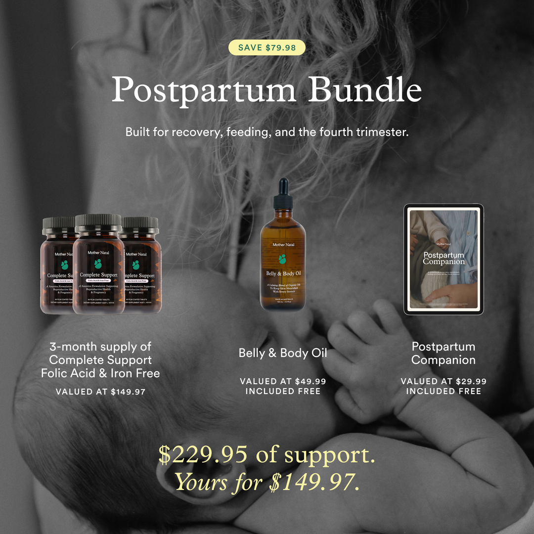 Postpartum Bundle | Folic Acid & Iron Free