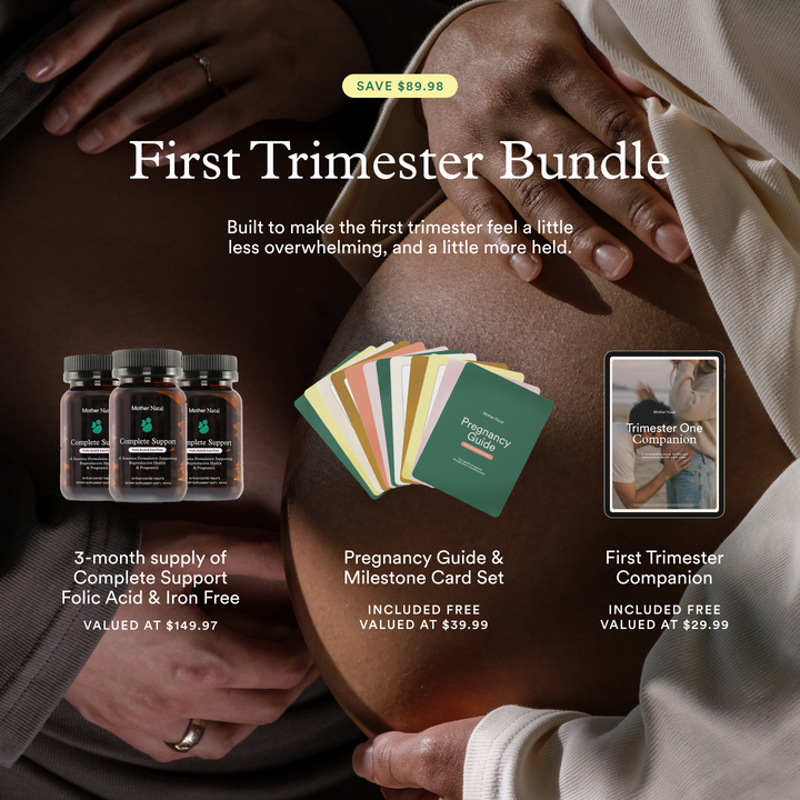 The First Trimester Bundle | Folic Acid & Iron Free