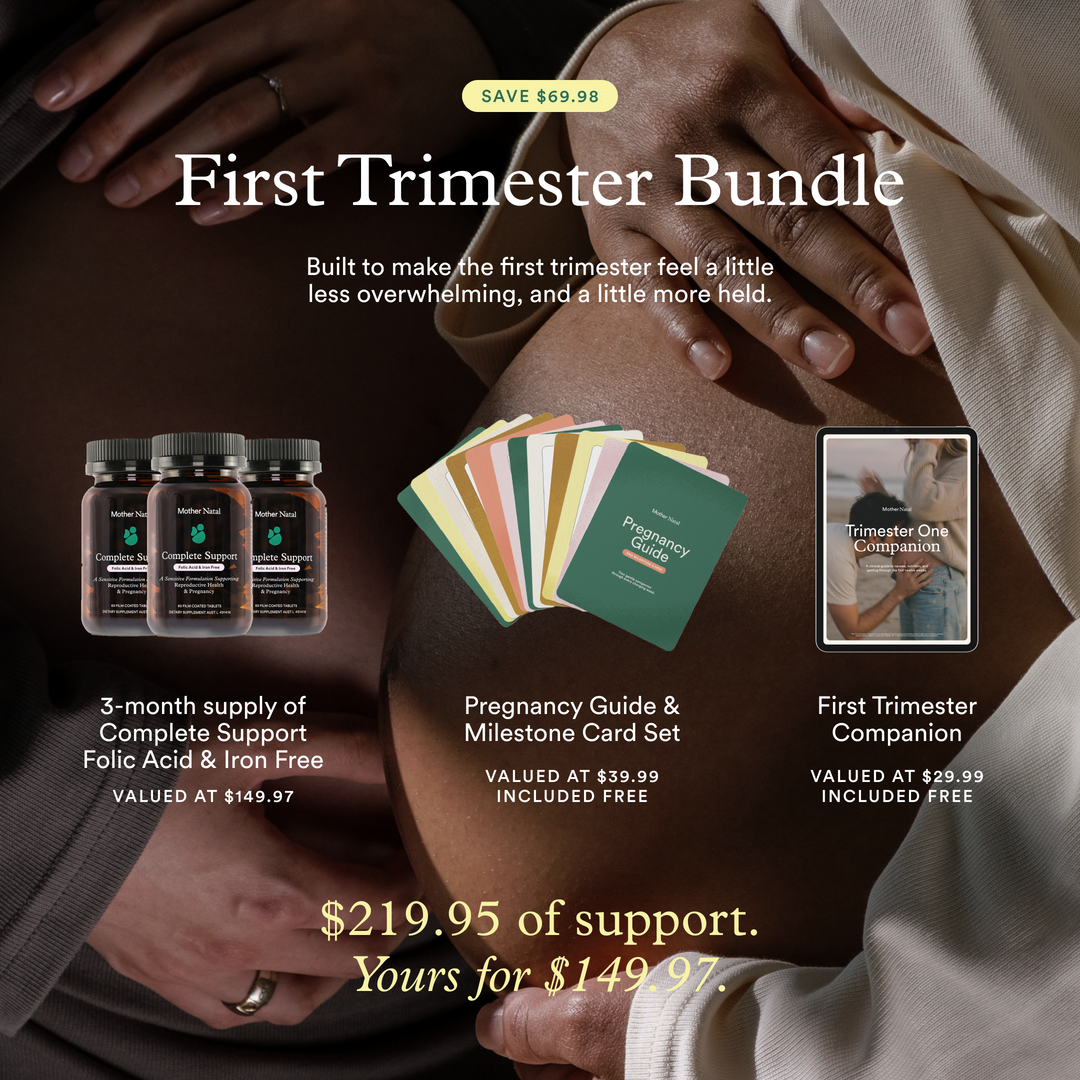 First Trimester Bundle | Folic Acid & Iron Free