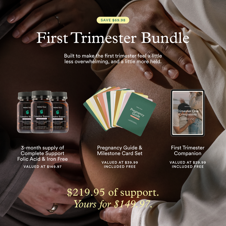 First Trimester Bundle | Folic Acid & Iron Free