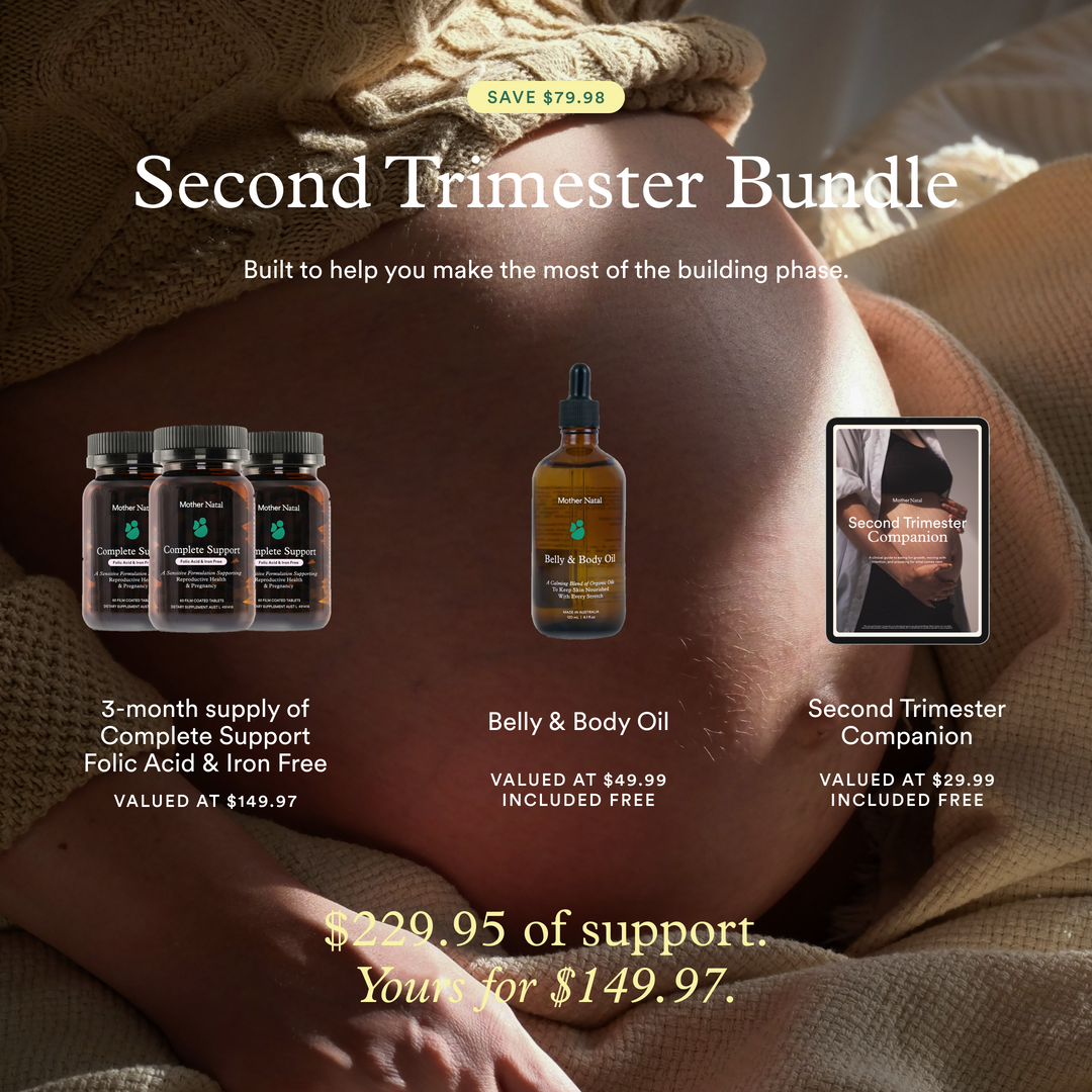 Second Trimester Bundle | Folic Acid & Iron Free